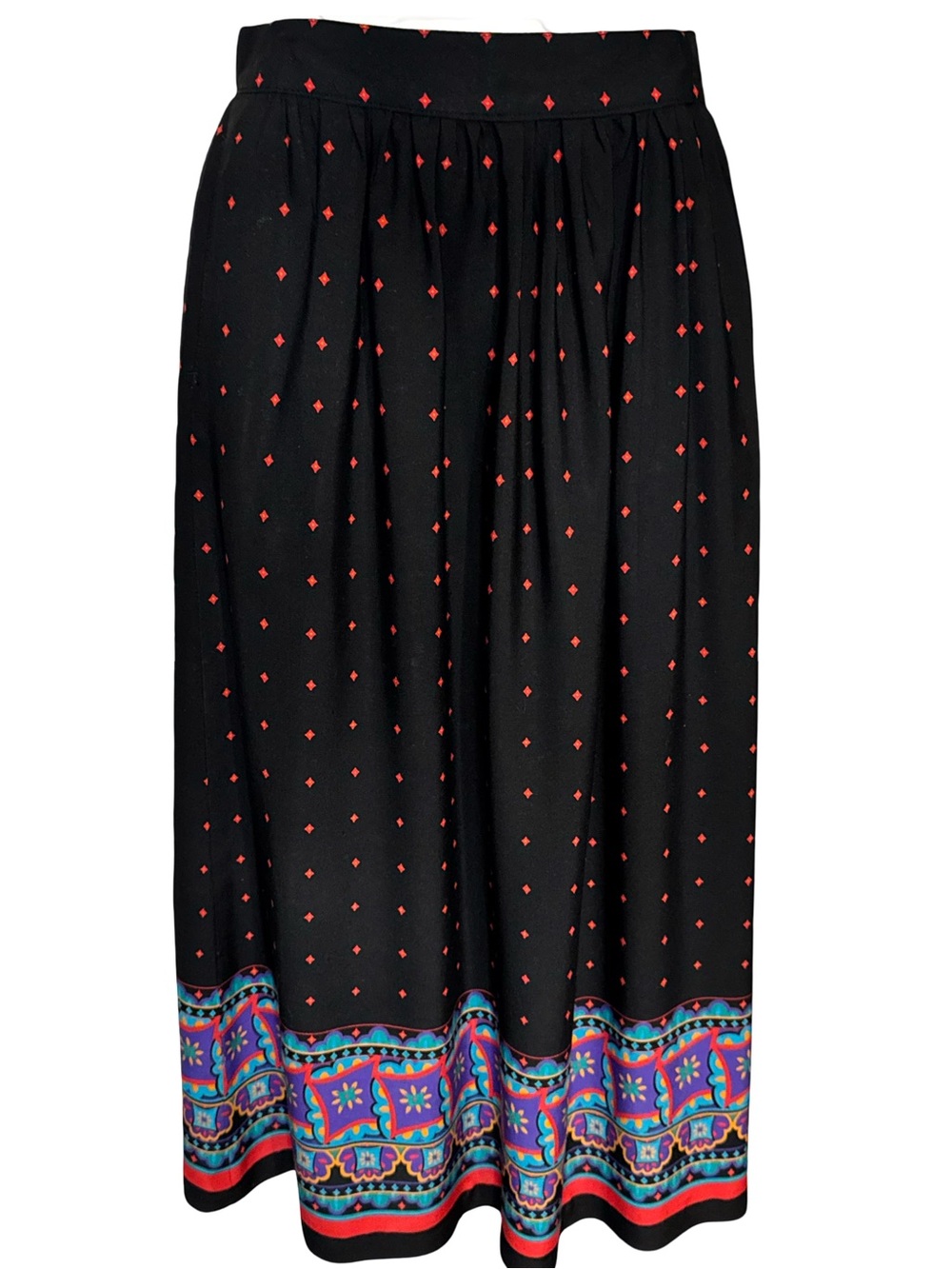 VINTAGE MIDI STATEMENT SKIRT